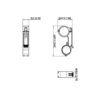 Držiak - Montáž rýchloupínacia pre prísvit Pixfra IR Torch Bracket
