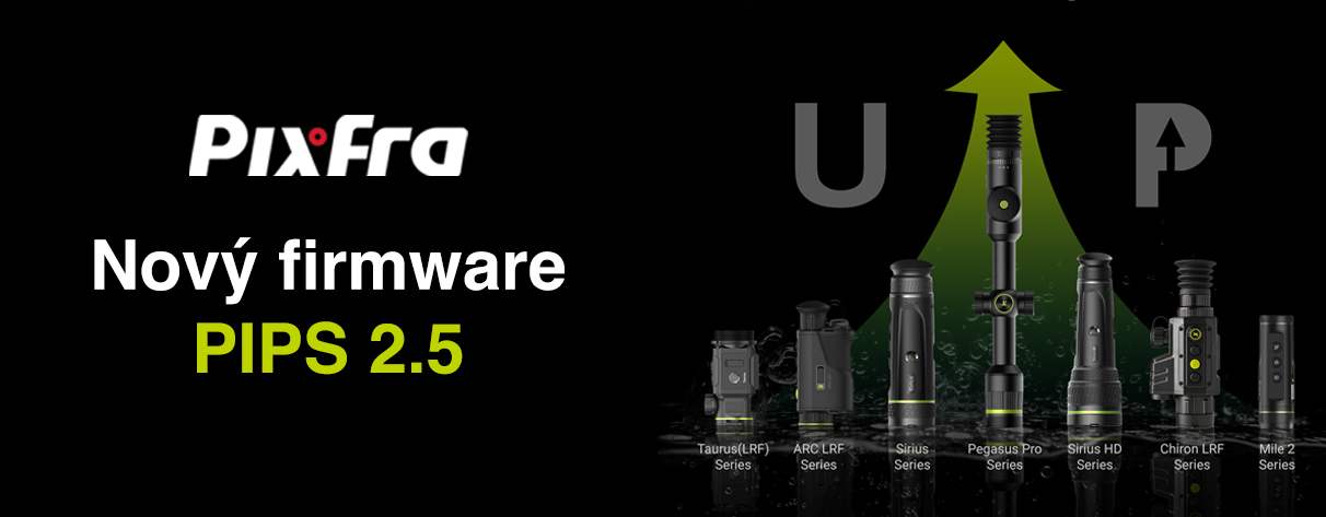 Nový firmware pre Pixfra s algoritmom PIPS 2.5