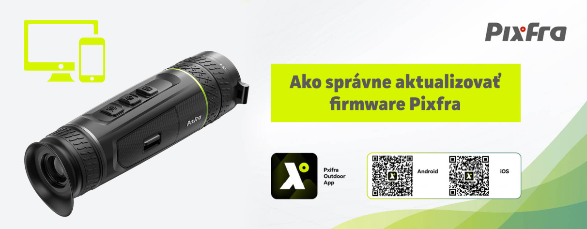 Návod: Ako správne aktualizovať firmware termovízie alebo nočného videnia Pixfra