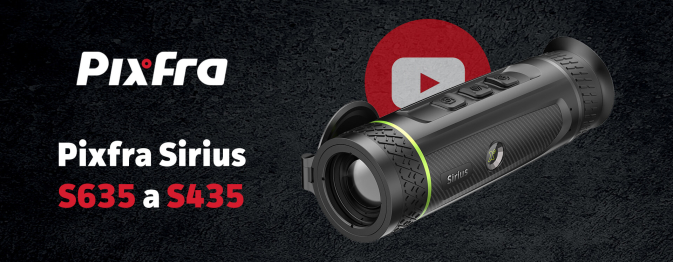 Porovnanie termovízie Pixfra Sirius S635 a S435 od Lovuzdar